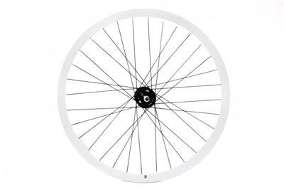 Weinmann DP18 Fixed Gear Voorwiel - Wit Zwart Weinmann DP18 Fixed Gear Voorwiel - Wit Zwart