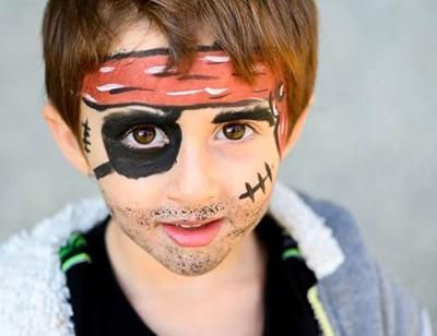 Namaki Kinder schmink - piraat & lieveheersbeestje - 3 kleuren