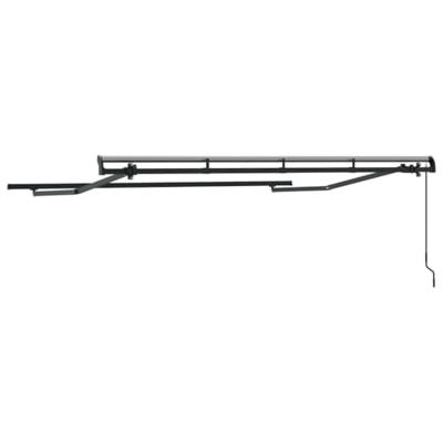 VidaXL Zijde frame antraciet 3 x 2 m metaal