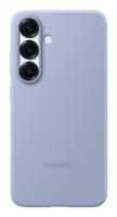 Samsung Silicone Silicon Case Samsung Galaxy S25 Lichtblauw Stootbestendig - thumbnail
