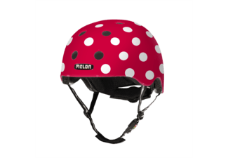 Melon helm urban active dotty white xl-2xl