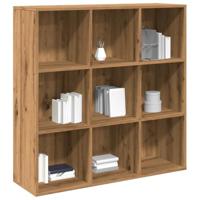 Boekenkast 98x29x97,5 cm artisanaal eikenkleur - thumbnail