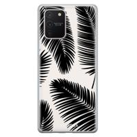 Samsung Galaxy S10 Lite siliconen telefoonhoesje - Palm leaves silhouette - thumbnail