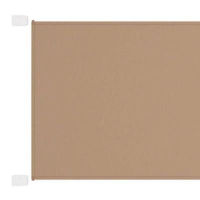 Luifel verticaal 140x420 cm oxford stof taupe Luifel verticaal 140x420 cm oxford stof taupe