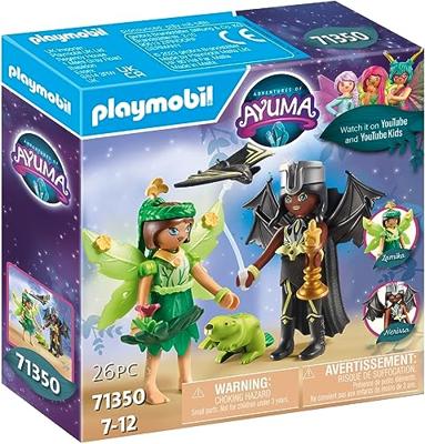 Playmobil ayuma bos feeën en boz feeën met totum dieren - thumbnail