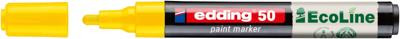 Paintmarker edding 50 eco waterbasis 2-3mm geel
