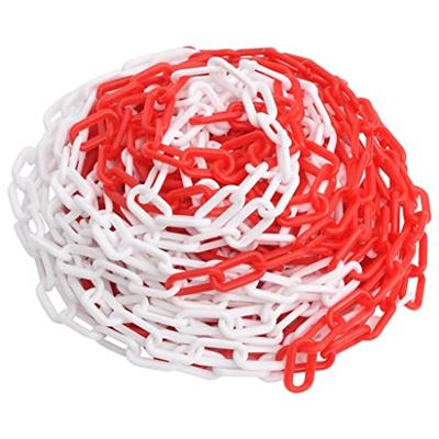 VidaXL Veiligheidsketting ø 6 mm 100 m kunststof rood en wit VidaXL Veiligheidsketting ø 6 mm 100 m kunststof rood en wit