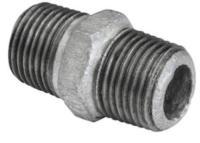 Kirchhoff Dubbele nippel van smeedbaar ijzer, verzinkt, 1 1/4"ET, (280) - 989784055