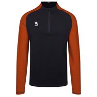 Robey Performance Trainingstrui 1/4-Zip Kids Zwart Oranje - thumbnail