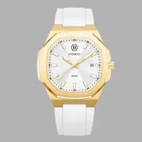 Ditemento Bianco Cioccolato Horloge Heren Wit/Goud - Maat One Size - Kleur: GoudWit | Soccerfanshop - thumbnail