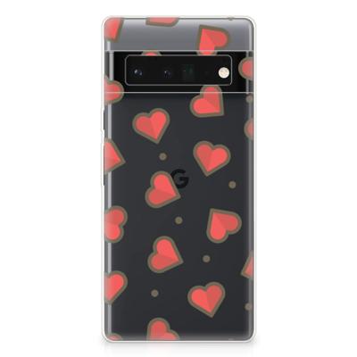 Google Pixel 6 Pro | TPU bumper | Hearts