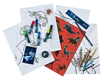 Undercover Jurassic world schrijfwaren torenset, 35dlg.