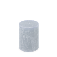 Kaars rustiek 70/95 mm lichtblauw Spaas - Spaas - thumbnail