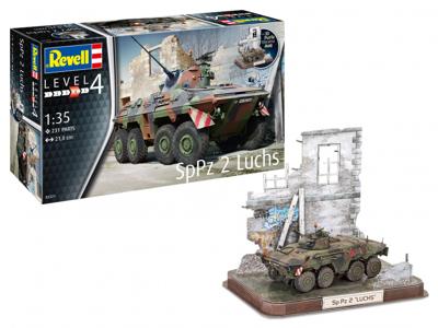 Revell 1/35 SpPz 2 Luchs incl. 3D Puzzle Diorama Revell 1/35 SpPz 2 Luchs incl. 3D Puzzle Diorama