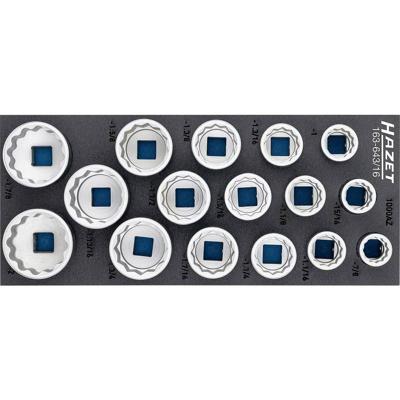 Hazet 163-643/16 Dopsleutelinzetset