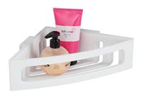 Wenko Static-Loc doucherekje Bralia (Hoekplank, Wit) - thumbnail