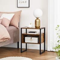 ACAZA Nachtkastje Vintage bruin - thumbnail