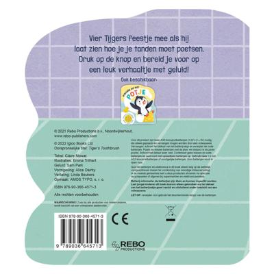 Rebo Publishers Tijger leert tandenpoetsen geluid