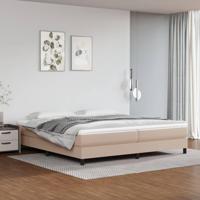 Bedframe kunstleer cappuccinokleurig 200x200 cm - thumbnail