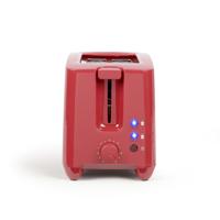 Broodrooster voor 2 sneetjes - LIVOO - DOD162RC - 750 W - Instelbare thermostaat: 7 standen - Rood - thumbnail
