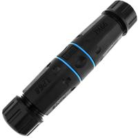 TECHLY Professional 105896 Cat.6 RJ45 F/F waterdicht IP68 zwart - thumbnail