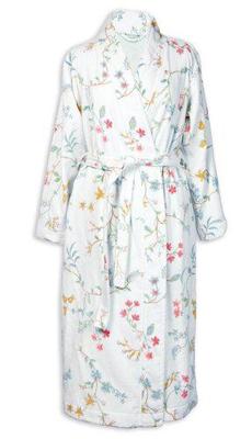 Pip Studio Pip Studio Les Fleurs Bathrobe White XL