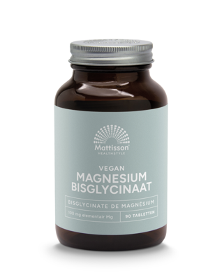 Mattisson Magnesium bisglycinaat 100mg taurine 90 Tabletten