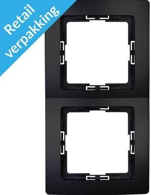 Enzo Kopp paris mat zwart 2 voudig afdekraam - 4625340