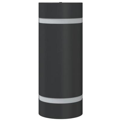 VidaXL Buitenwandlamp gegoten aluminium zwart