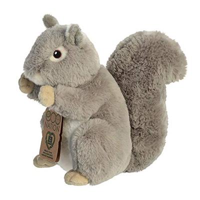Eco Nation Pluchen knuffel - eekhoorn - 20,5 cm - thumbnail