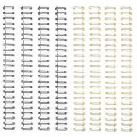 Vaessen Creative • bind easy metalen bindruggen 16mm 2:1 zwart & goud 8st. - thumbnail