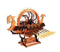 Robotime Houten Puzzel Dragon Viking Ship - thumbnail