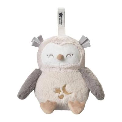 TOMMEE TIPPEE Ollie de uil oplaadbare slaaphulpknuffel grijs