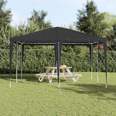 Partytent Antraciet 4x4 m PE Partytent Antraciet 4x4 m PE