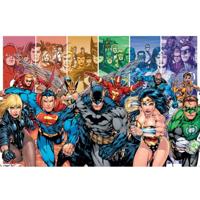 Pyramid Justice League America Generations Poster 91,5x61cm - thumbnail