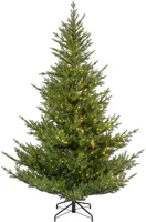 Everlands Norway verlichte kunstkerstboom groen 210cm, 900 lampjes - thumbnail