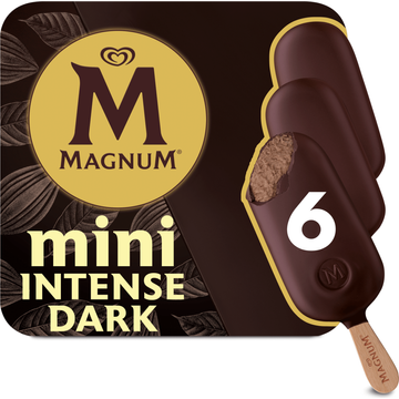 Magnum Mini IJs Intense Dark 6 stuks 6 x 55ml bij Jumbo Magnum Mini IJs Intense Dark 6 stuks 6 x 55ml bij Jumbo