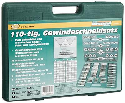Brüder Mannesmann Tappenset 110 dlg - 53255 Brüder Mannesmann Tappenset 110 dlg - 53255