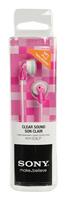 Sony Mdr-E9Lp In-Ear/In-Ear Koptelefoon (1,2M Kabel, Neodymium Magneet, Voor Mp3-Speler, Walkman, Ipod) Wit/Roze - thumbnail
