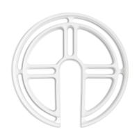 Tussenring wit 449-250 voor wandlampen - thumbnail