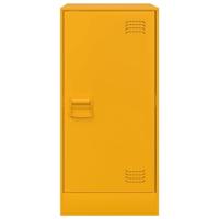 Dressoir 34,5x39x73 cm staal mosterdgeel - thumbnail