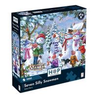 Seven Silly Snowmen Puzzel 1000 Stukjes - thumbnail