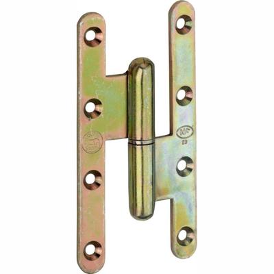 Paumelle DIN LS 140x70mm gebich. RoH