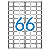 Apli witte etiketten Print & Write ft 16 x 22 mm (b x h), 990 stuks, 66 per blad (1864) - thumbnail