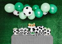 PartyDeco Popcornboxen voetbal snack zakken film nacht accessoires popcorn zakken snoep dozen levensmiddelen tassen Halloween decoratie verjaardag film marathon - thumbnail
