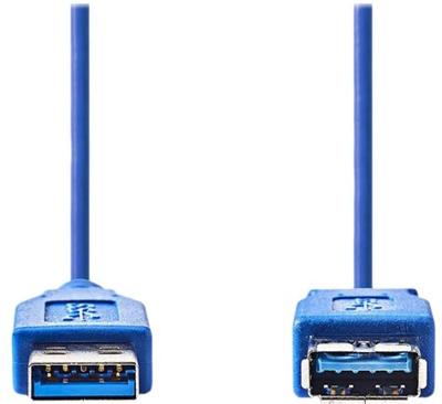 Nedis CCGB61010BU20 Usb 3.0-kabel A Male - A Female 2,0 M Blauw - thumbnail