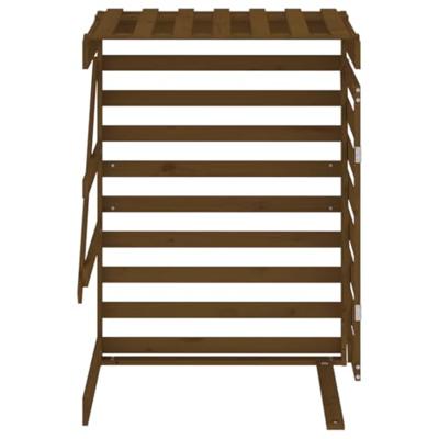 VidaXL Containerberging verlengstuk massief grenenhout honingbruin