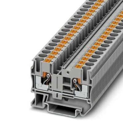 Phoenix Contact 3211813 Doorgangsklem 8.2 mm Snelaansluiting Grijs 1 stuk(s) Piece