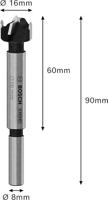 Bosch Accessories 2608901846 Scharniergatboor 16 mm 1 stuk(s) - thumbnail