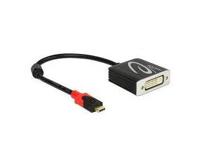Delock 62734 DisplayPort / HDMI Adapter [1x DisplayPort stekker - 1x HDMI-bus] Zwart 0.20 m - thumbnail